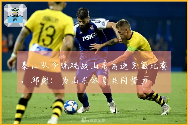 泰山队今晚观战山东高速男篮比赛，邱彪：为山东体育共同努力